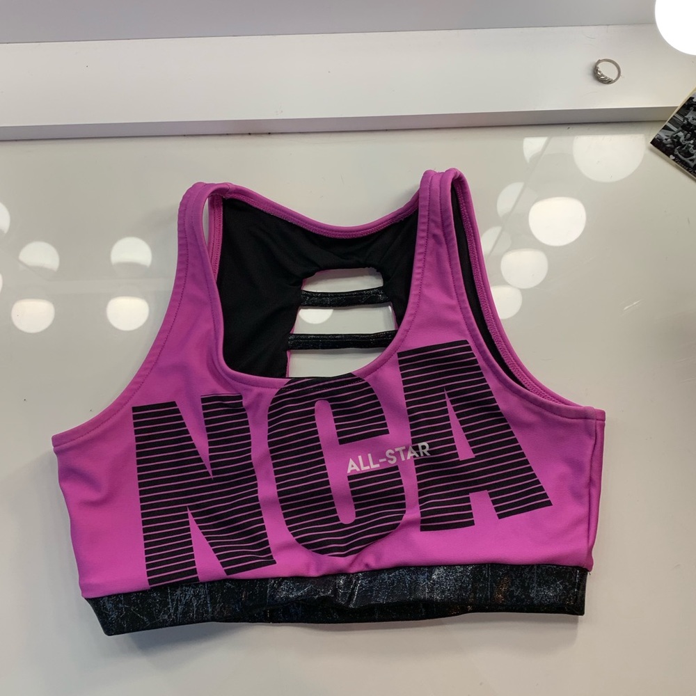 cheer sports bra NCA